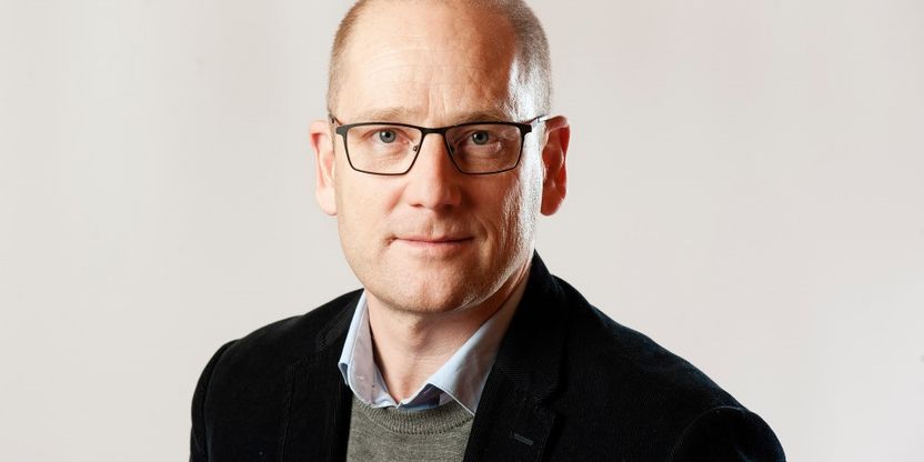 Steffen Handal, leder i Utdanningsforbundet 2020–2023 (leder i Utdanningsforbundet 2016–2019, 2. nestleder 2013–2015). Bildet er tatt i november 2019.