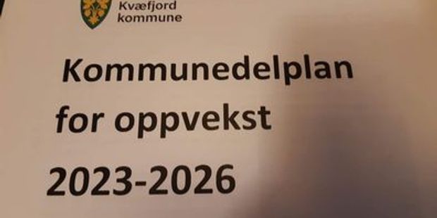 Ny oppvekstplan for Kvæfjord kommune behandles av kommunestyret 15. desember 2022