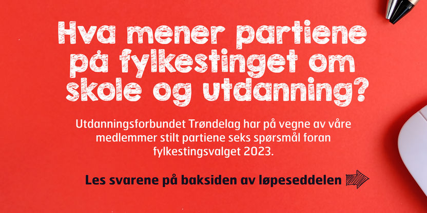 Løpeseddel forside