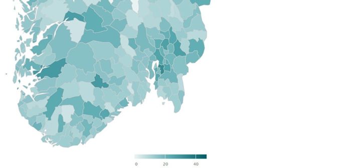 Skjermdump av Norgeskart