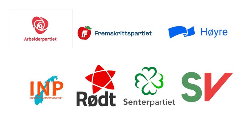 Kampanjeplakat til valgkampen 2023. Bilde av en liten gutt som holder en plakat teksten "Tid for de minste" med en barnehage i bakgrunnen.