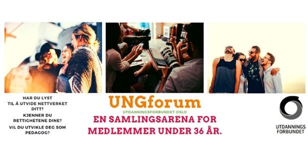 Plakat med Ungforum