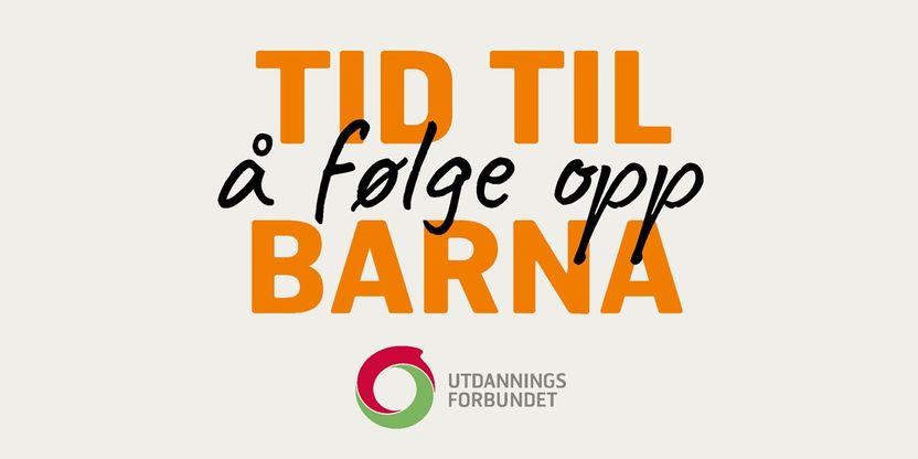 Logo arbeidstid barnehage. Tid til barna.