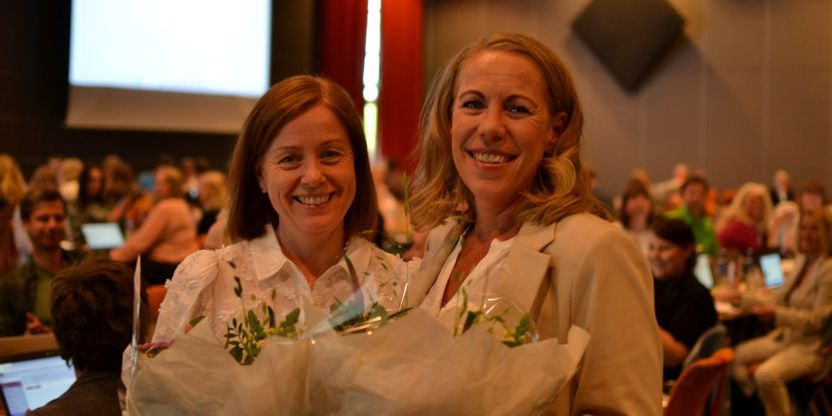Portrett av Mari Emma Odberg Bjerke og Wenche Langvik Pereira. Foto