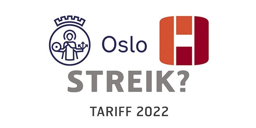 Plakat med tittelen Streik?