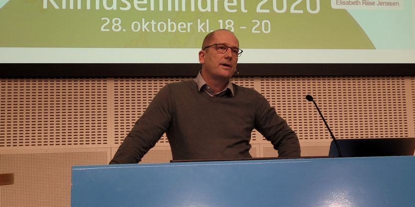 Steffen Handal under Klimaseminaret 2020