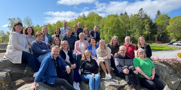Gruppebilde av medlemmar i Fylkesstyre Vestland