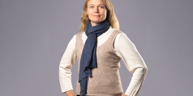 Bildet viser kvinne - Rakel Hunstad som er kontaktperson FAS i Utdanningsforbundet Nordland. Foto.