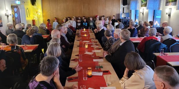 Julebord for pensjonistmedlemmene