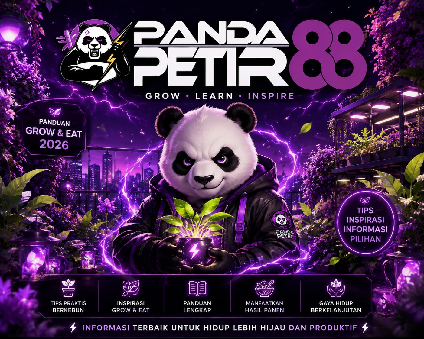 PANDAPETIR88 🌱 Panduan Grow & Eat 2026 | Tips Menanam, Panen, dan Inspirasi Gaya Hidup
