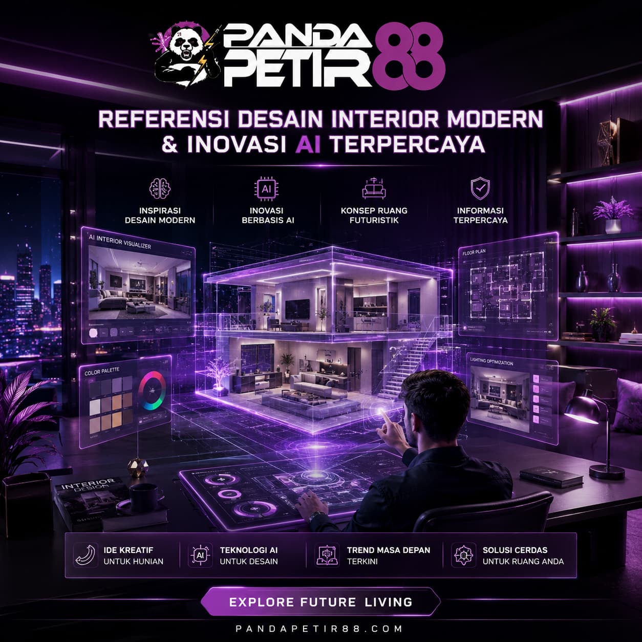 PANDAPETIR88 | Referensi Desain Interior Modern dan Inovasi AI Terpercaya