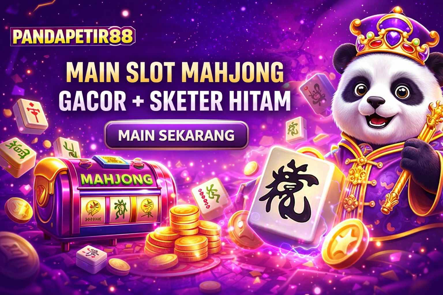 PANDAPETIR88: Situs Slot Mahjong Gacor + Sketer Hitam Paling Dicari