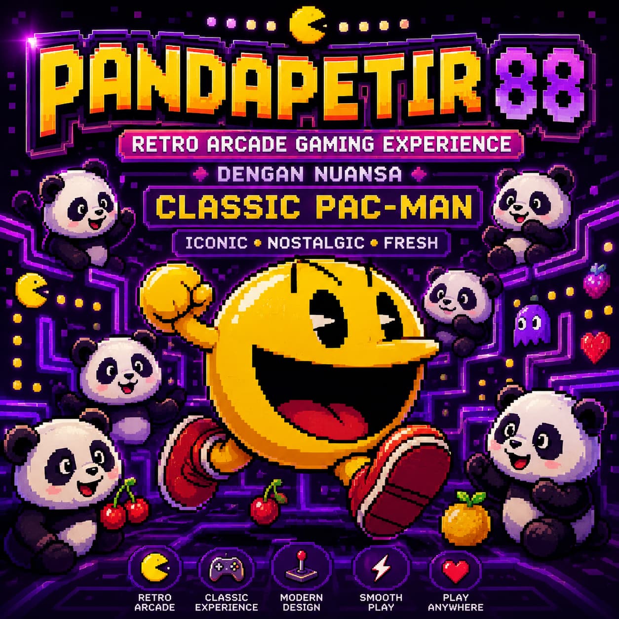 PANDAPETIR88: Retro Arcade Gaming Experience dengan Nuansa Classic Pac-Man