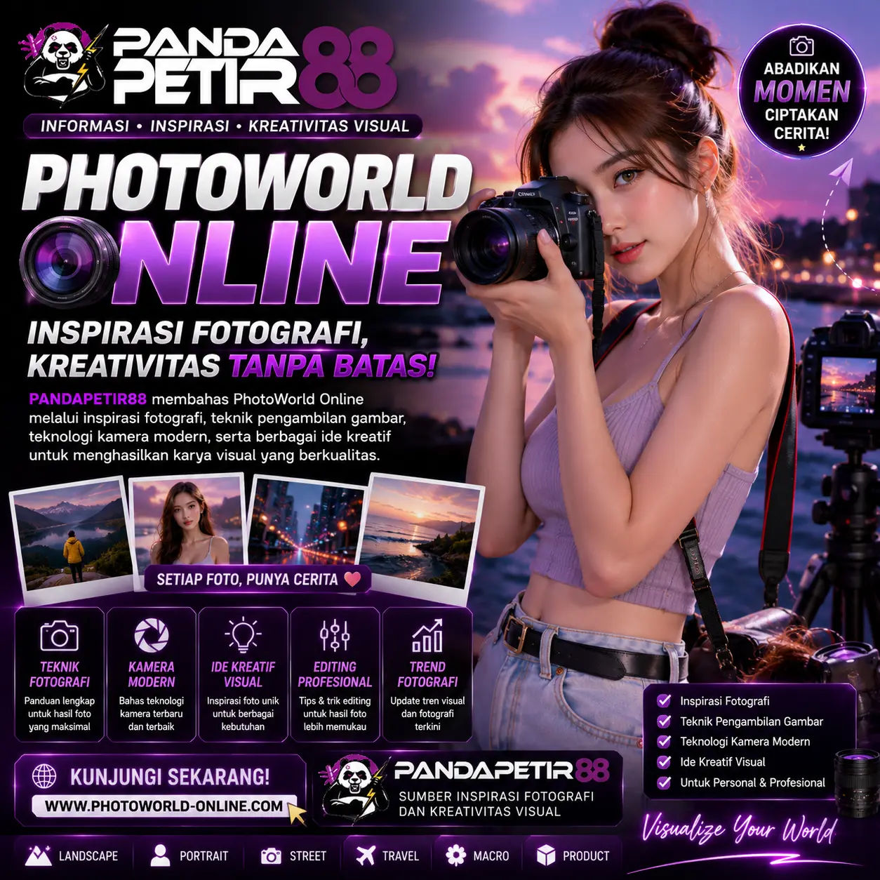 PANDAPETIR88 | PhotoWorld Online dengan Inspirasi Fotografi dan Kreativitas Visual