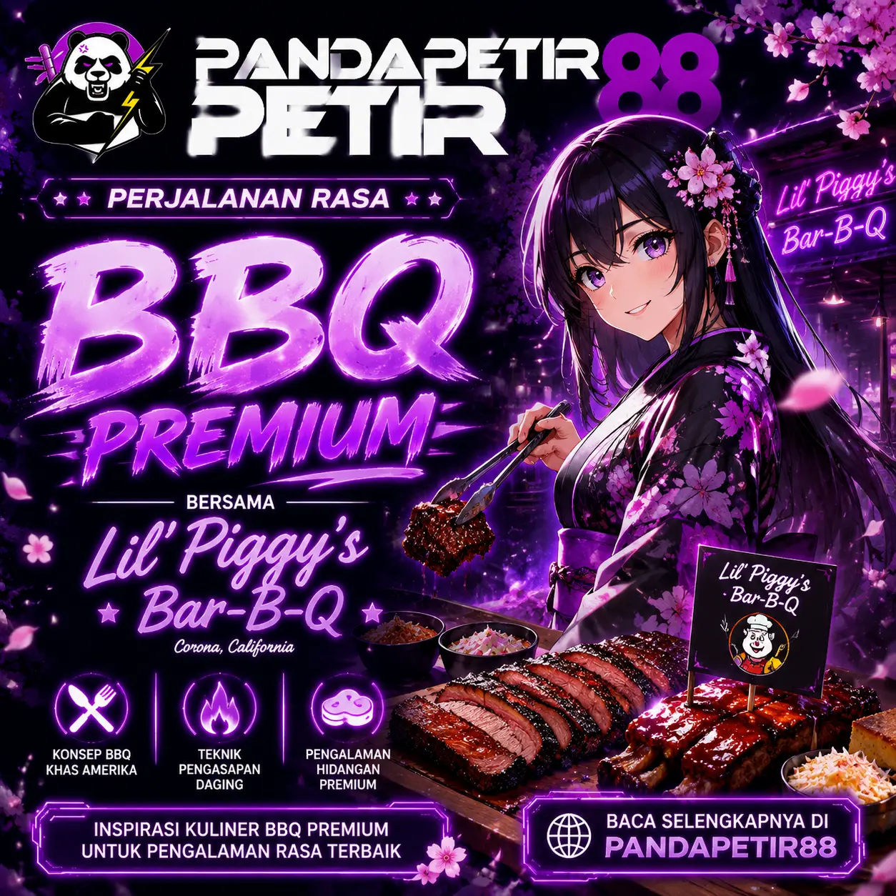 PANDAPETIR88 | Perjalanan Rasa BBQ Premium Bersama Lil Piggy's Bar-B-Q