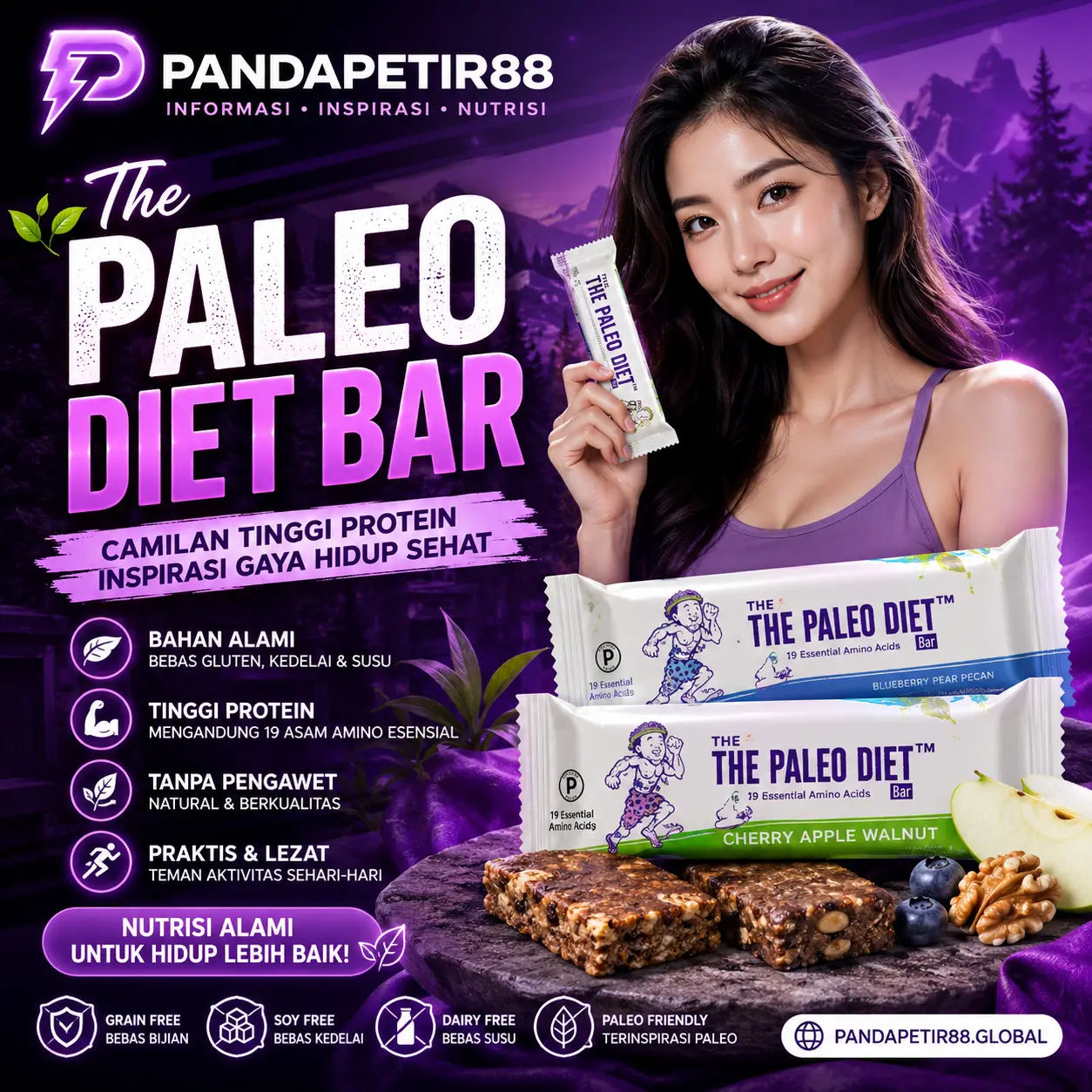 PANDAPETIR88 | The Paleo Diet Bar sebagai Inspirasi Camilan Tinggi Protein