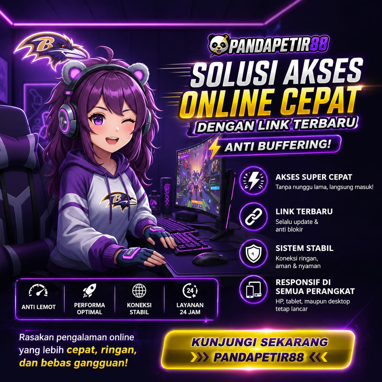 PANDAPETIR88: Solusi Akses Online Cepat dengan Link Terbaru Anti Buffering