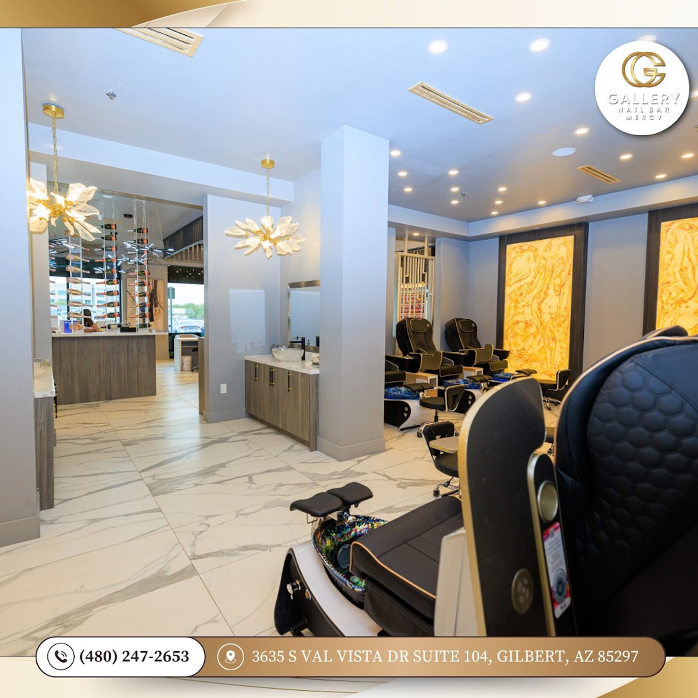 Tuyển Thợ Nails Bột - Gel X - Dip - Tay Chân Tại Gallery Nail Bar, Gilbert AZ