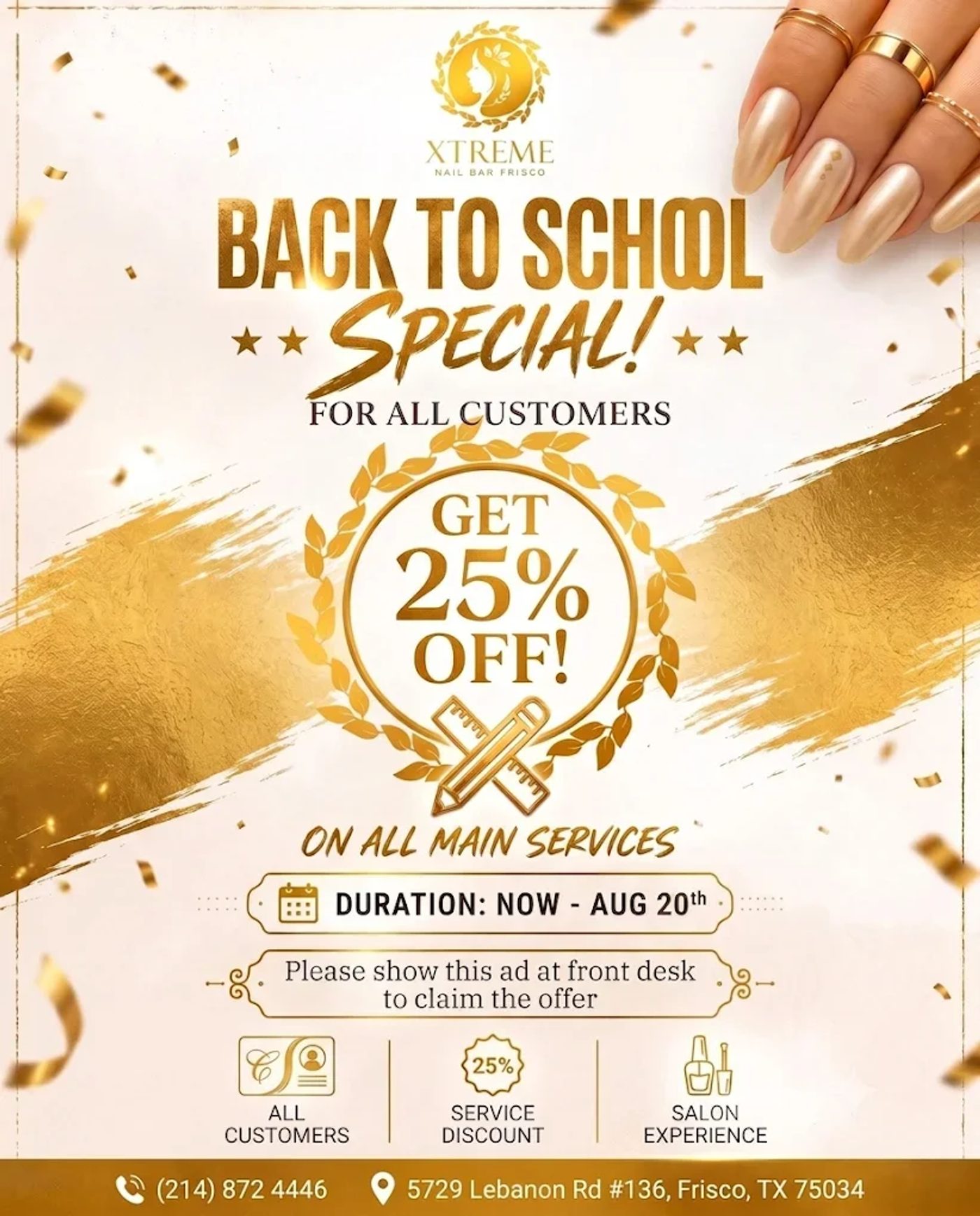 Tuyển Thợ Nails Gấp - Tiệm Đông Khách Frisco, TX