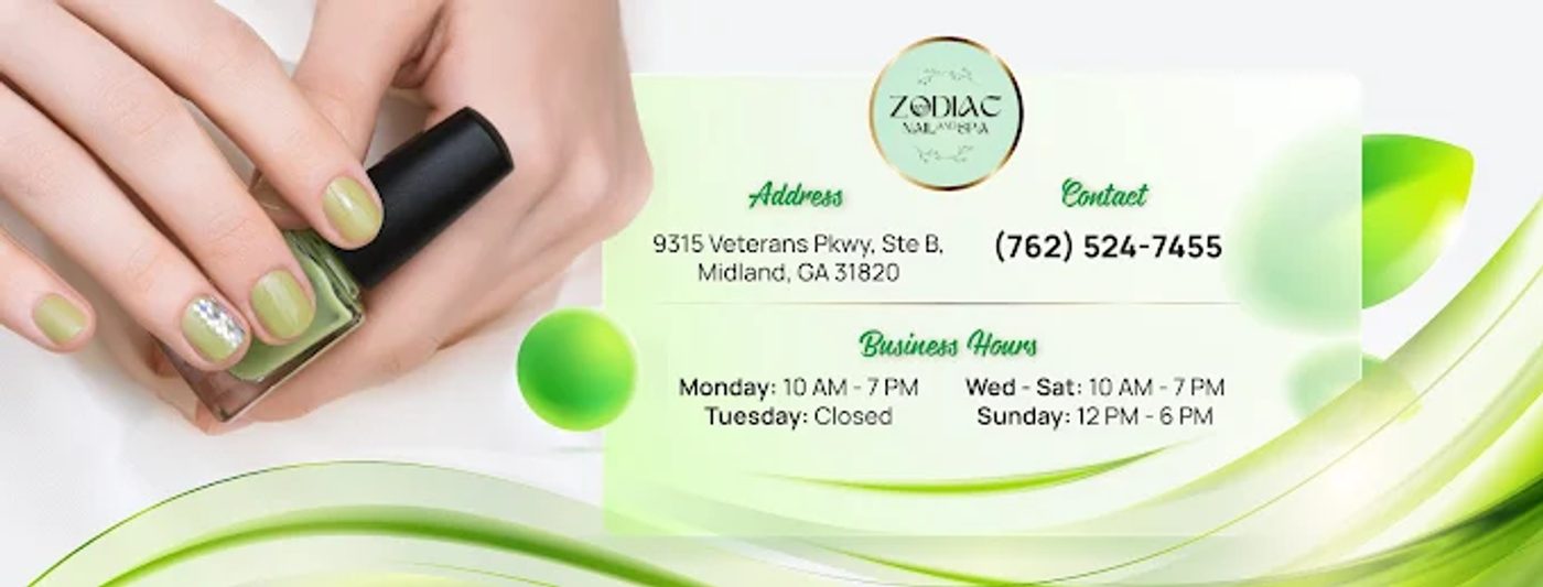 🔥 Tuyển Gấp Thợ Nail Bột & CTN - Zodiac Nail, Columbus GA