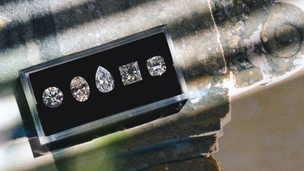 different shape diamonds