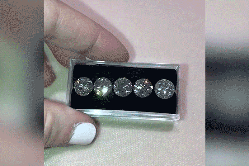 round diamond comparison sparkle