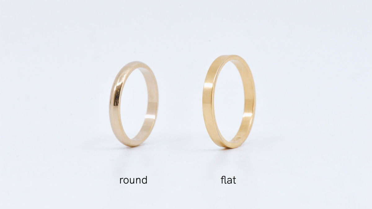 Men's Rings Round vs. Flat