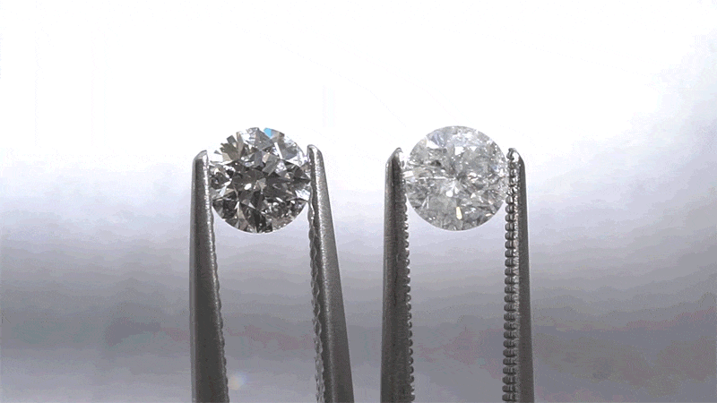 round cut diamond comparison