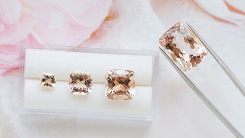 morganite cushion cut