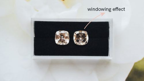 morganite windowing effect