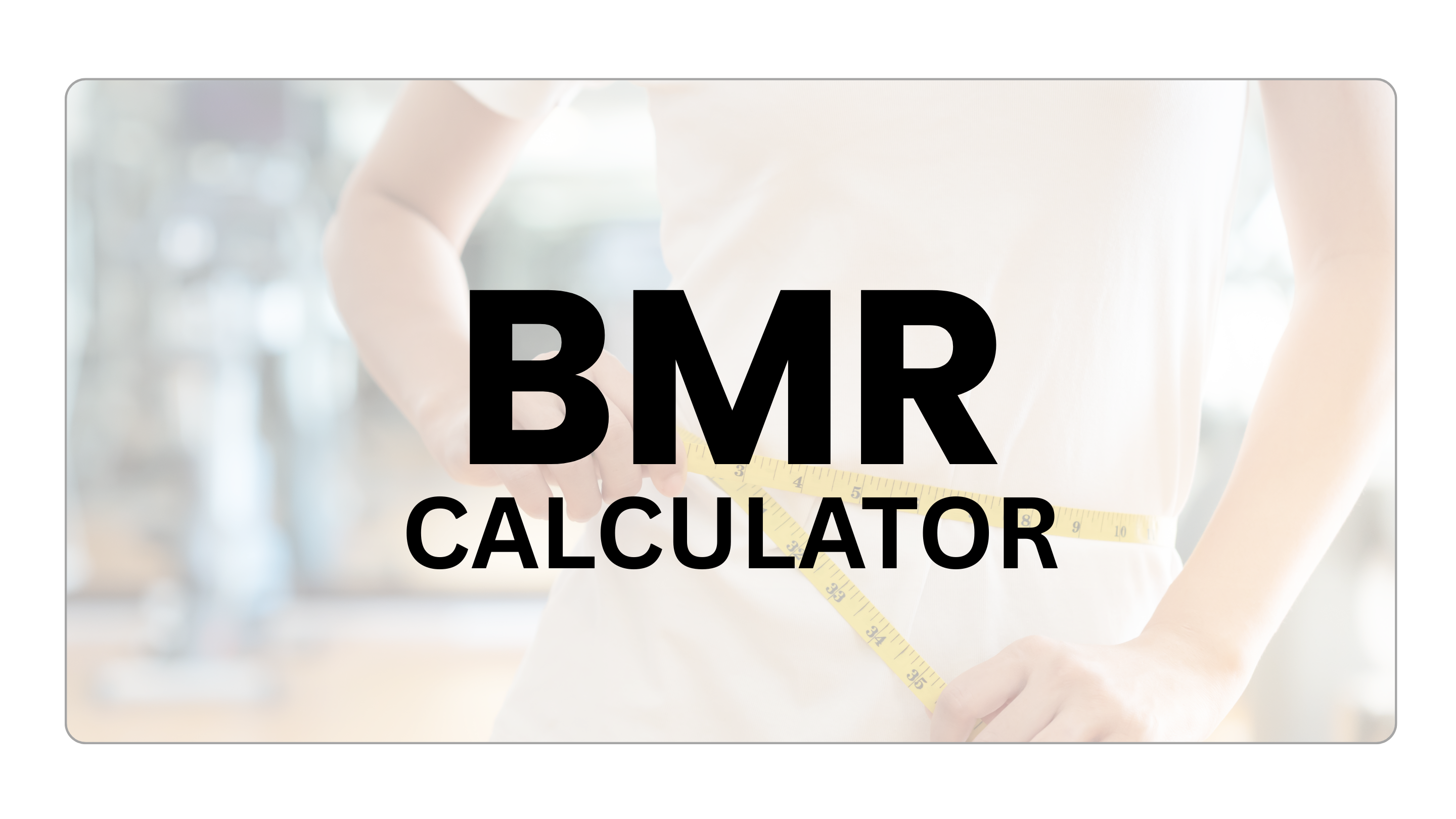BMR Calculator