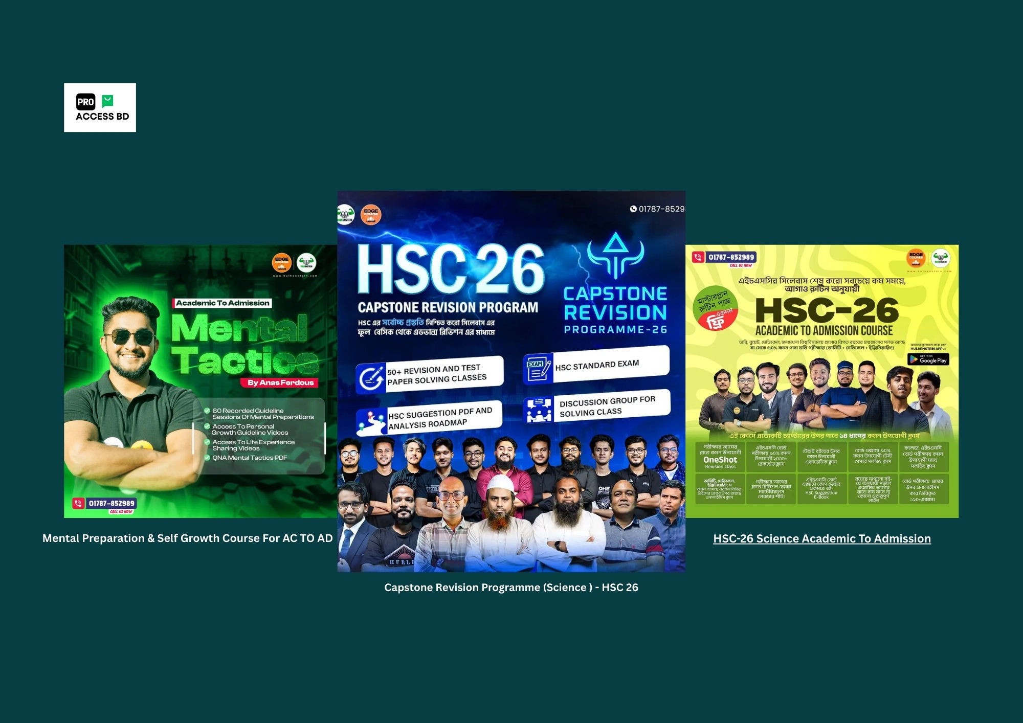 Academic: 3 Course In 1Account