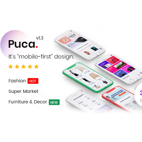 Puca - Optimized Mobile WooCommerce Theme