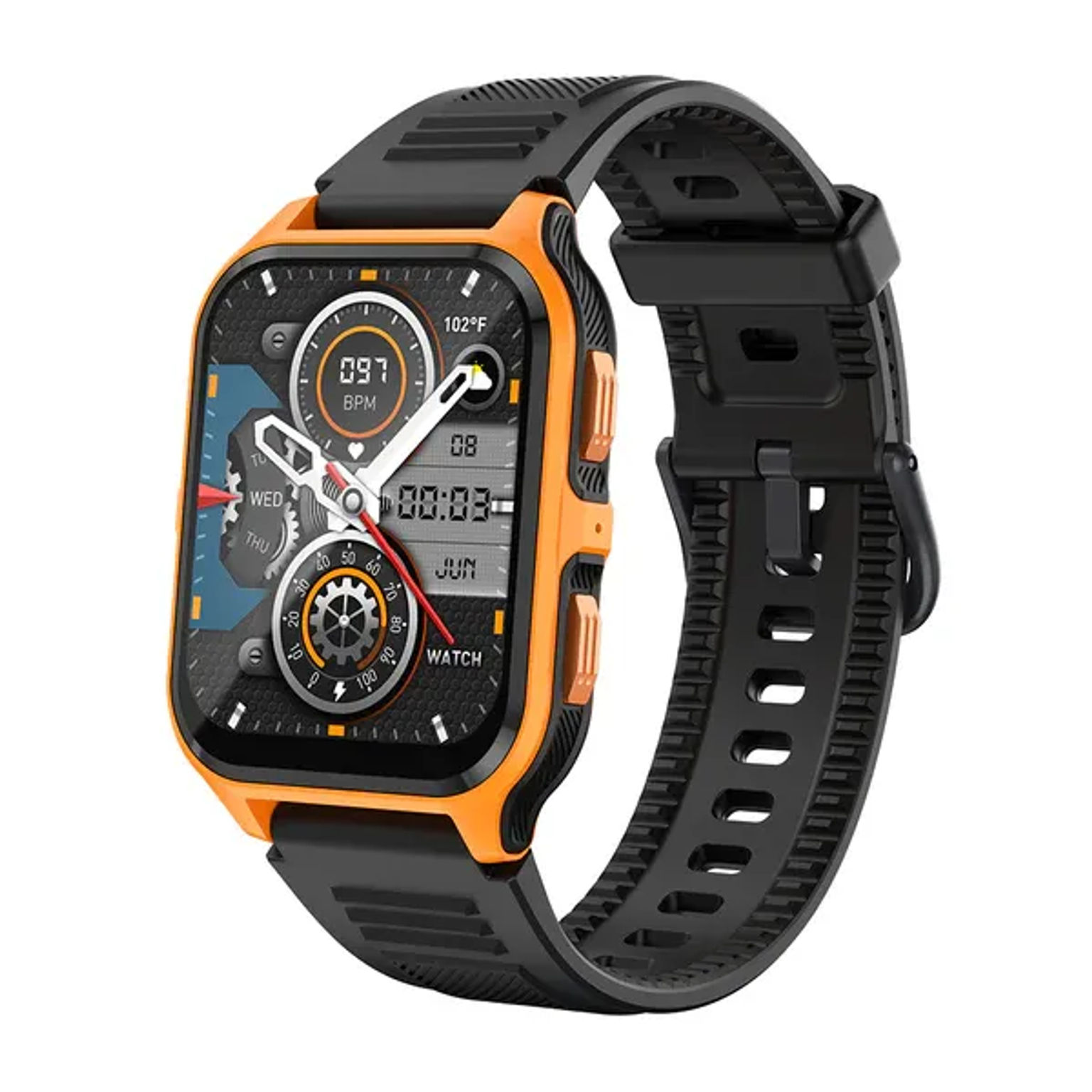 COLMI P73 BT Calling Smart Watch - Orange angle 2