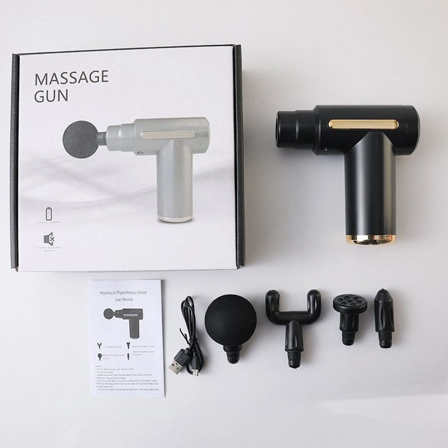 Premium Wireless Handheld Massage Gun for Deep Tissue Relief