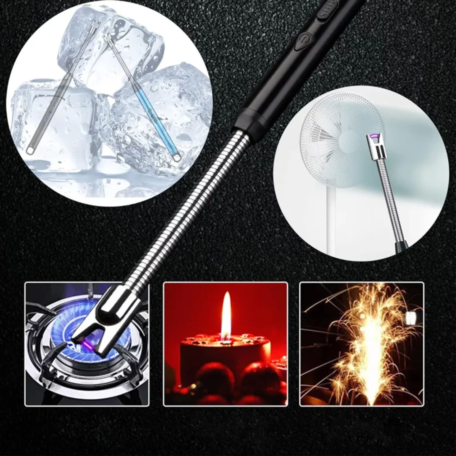 Type-C Rechargeable Windproof Arc Lighter angle 1