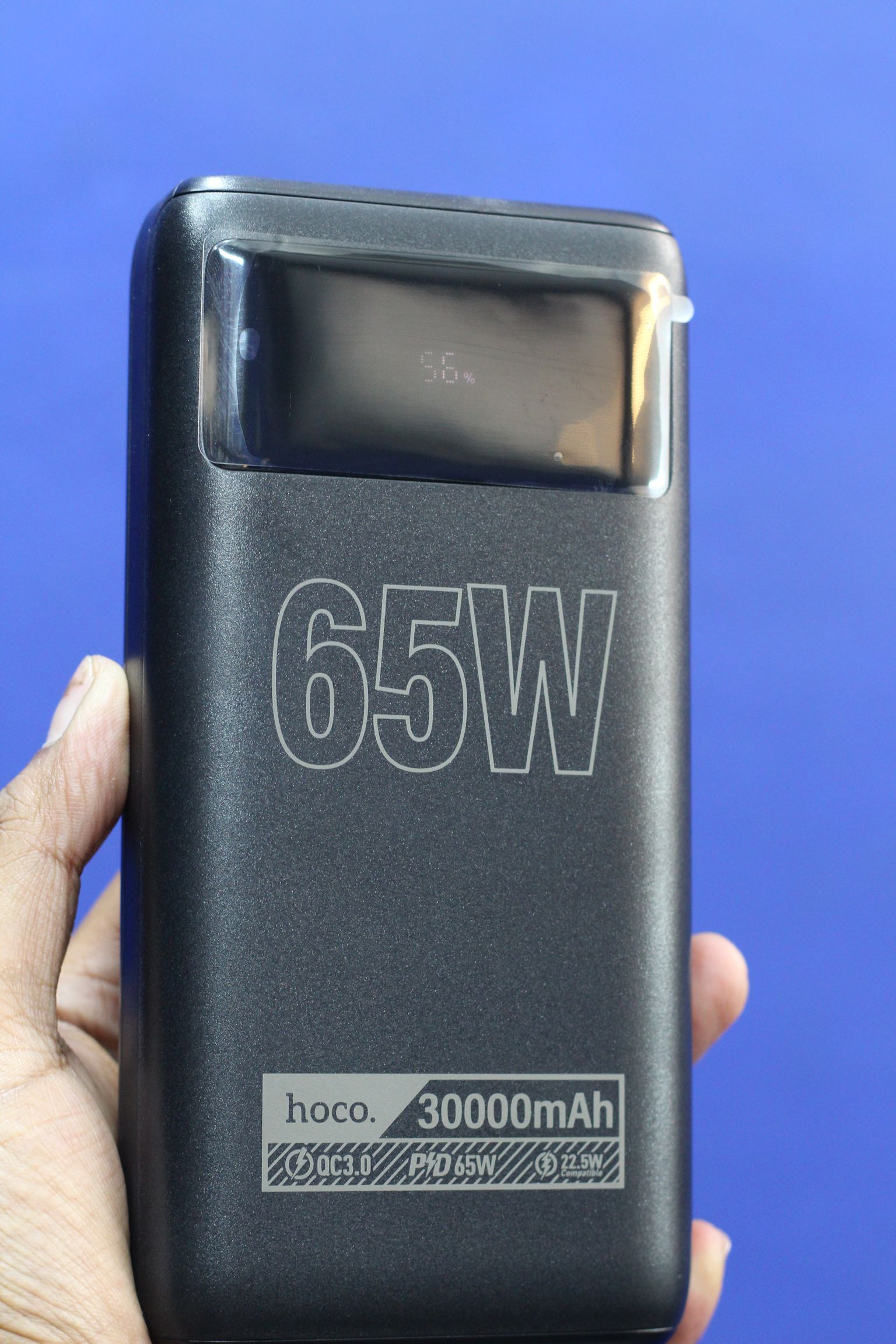 Hoco DB81 PD 65W 30000mAh Power Bank angle 2