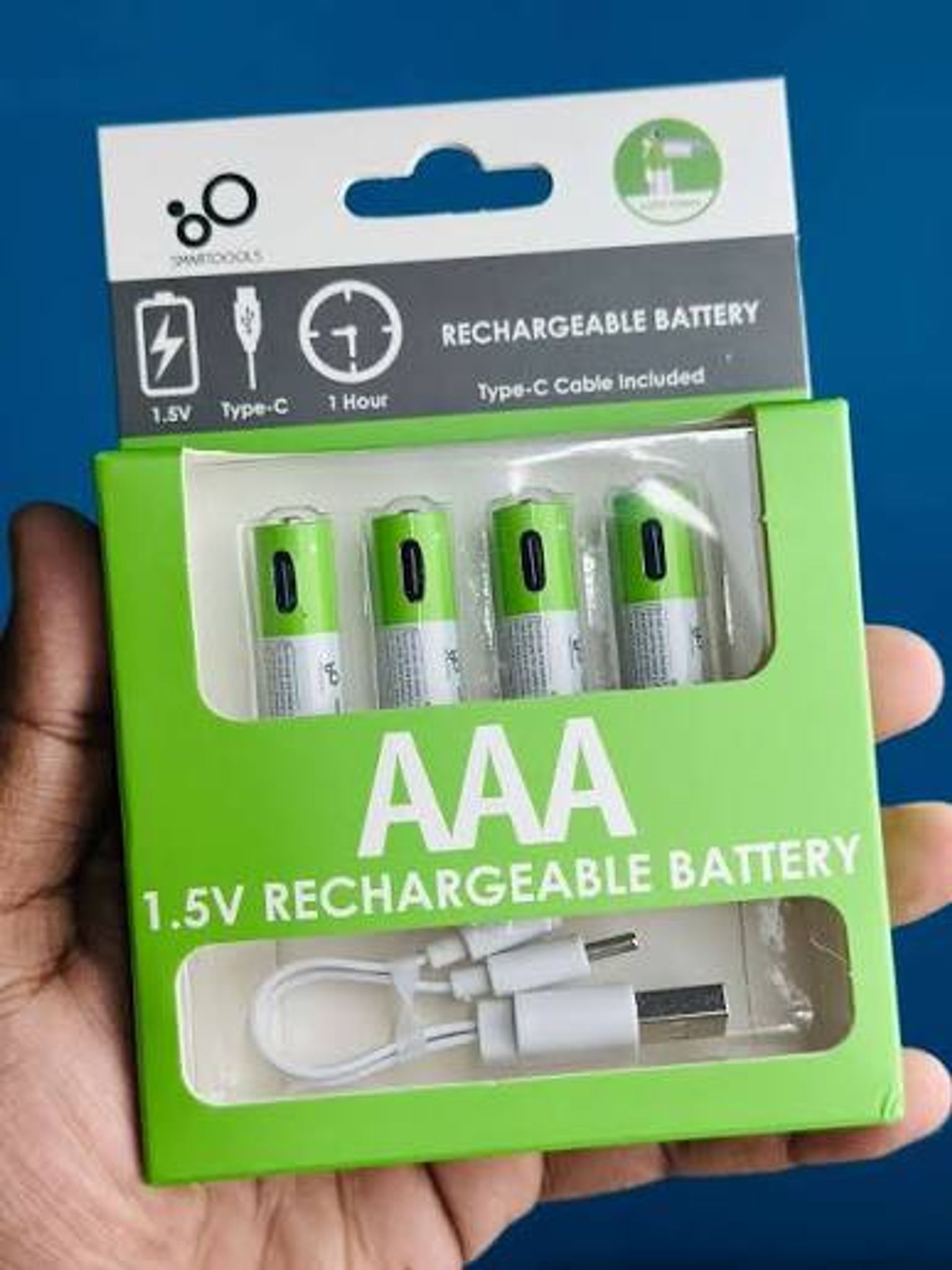 SmarToools AAA 1.5V 750 mWh Rechargeable Battery (4Pcs Set)