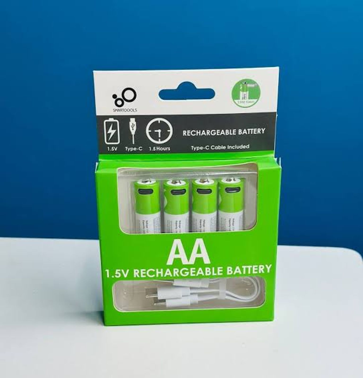 SmarToools AA 1.5V 2600mWh Rechargeable Battery (4Pcs Set)