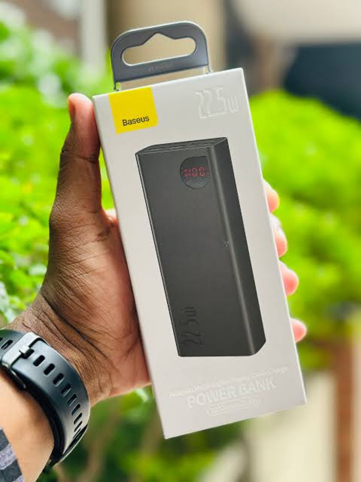 Baseus Adaman Metal Digital Display Quick Charge Power Bank 20000mAh (Original) | 22.5W Fast Charging | PD3.0 & QC3.0 angle 2