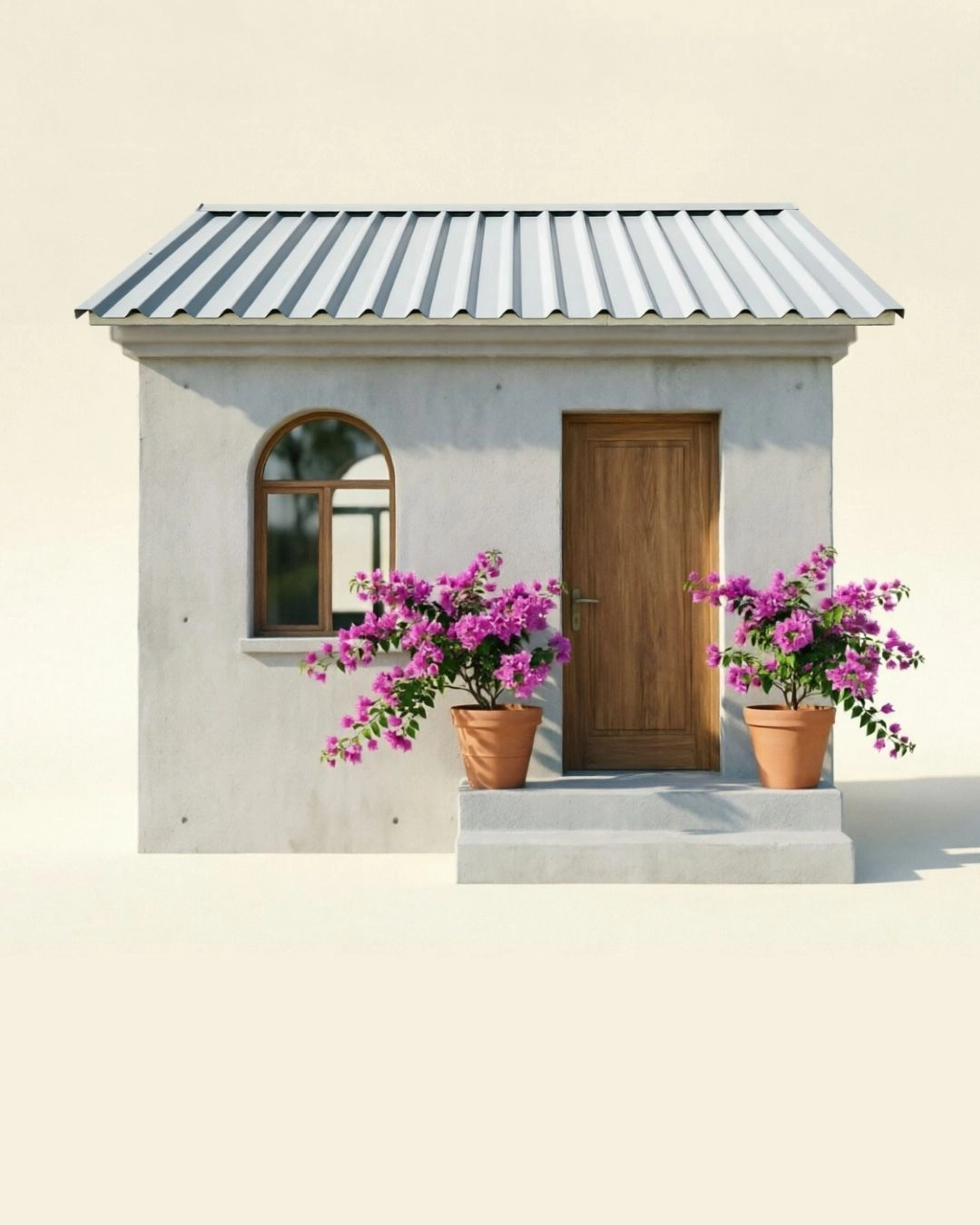 Roofing overlay example: PUF-insulated sheets