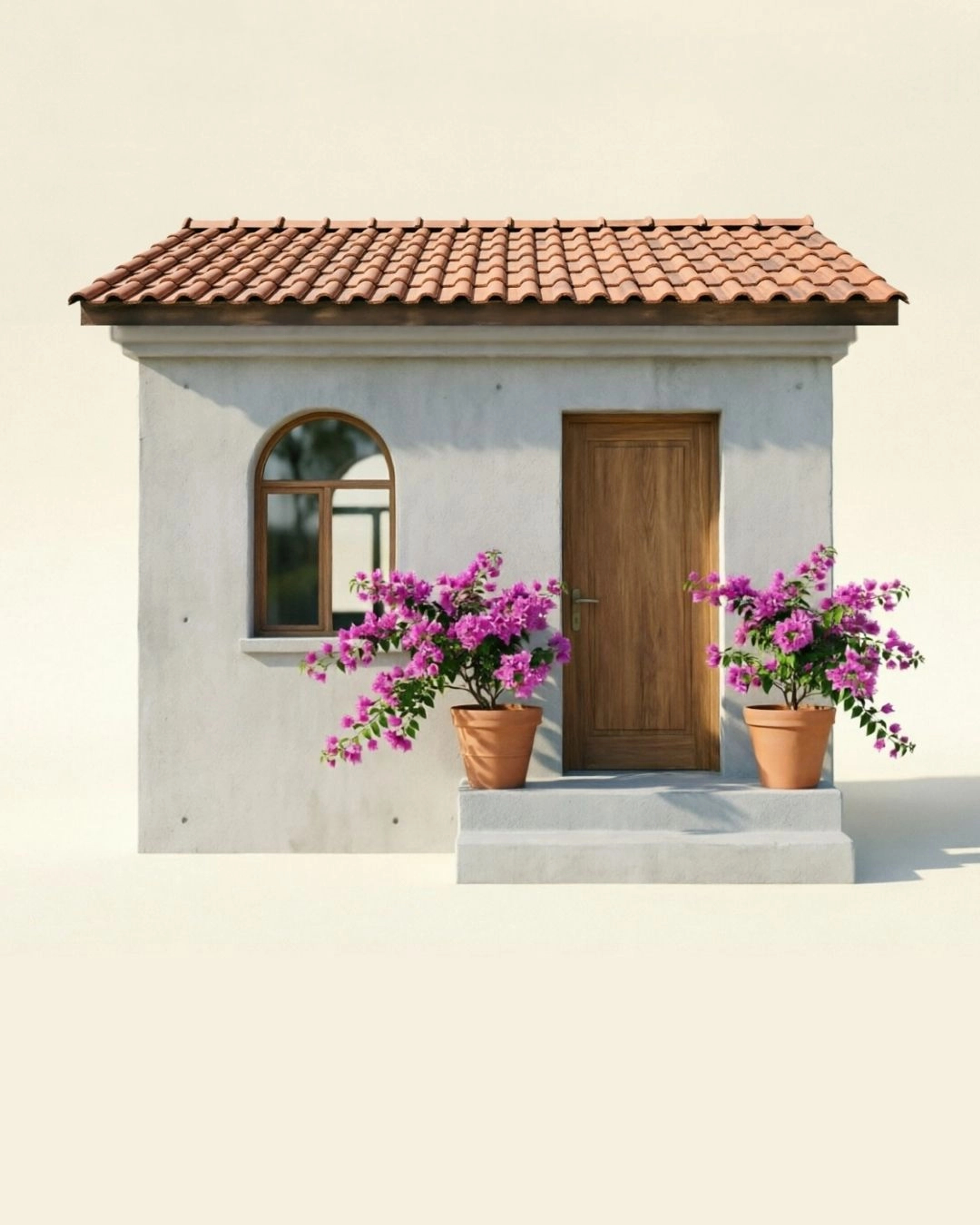 Roofing overlay example: Monier cement tiles