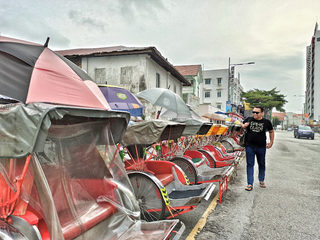 Penang Trishaw Station 3