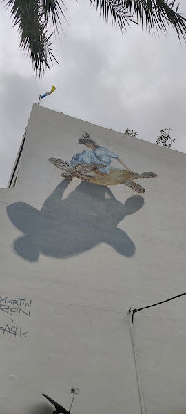 Turtle Rider mural