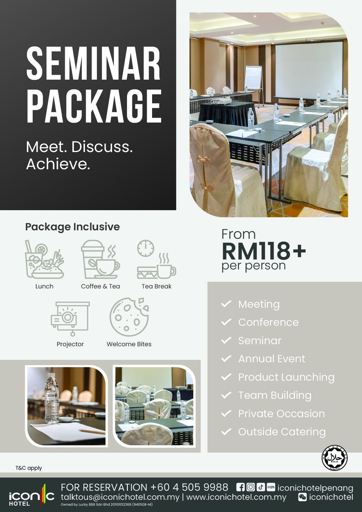 Seminar Package by Iconic Hotel