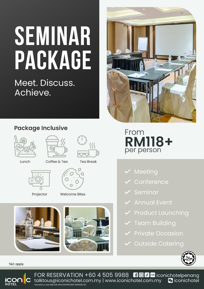 Seminar Package by Iconic Hotel