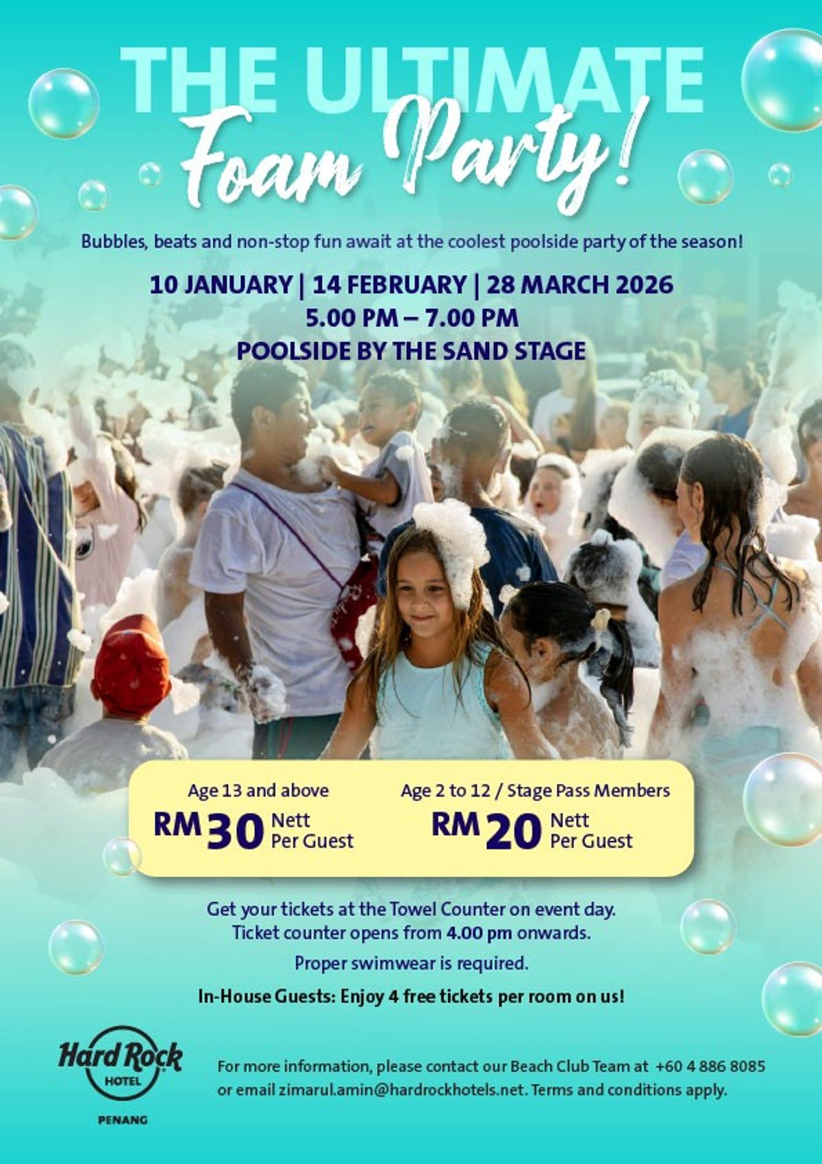 The Ultimate Foam Party by Hard Rock Hotel Penang