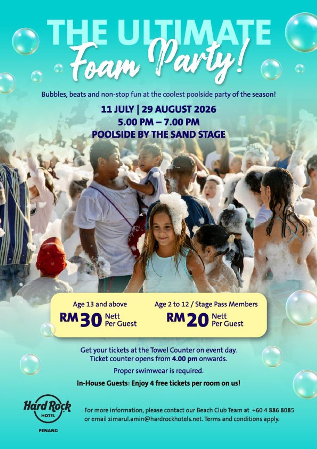 The Ultimate Foam Party by Hard Rock Hotel Penang