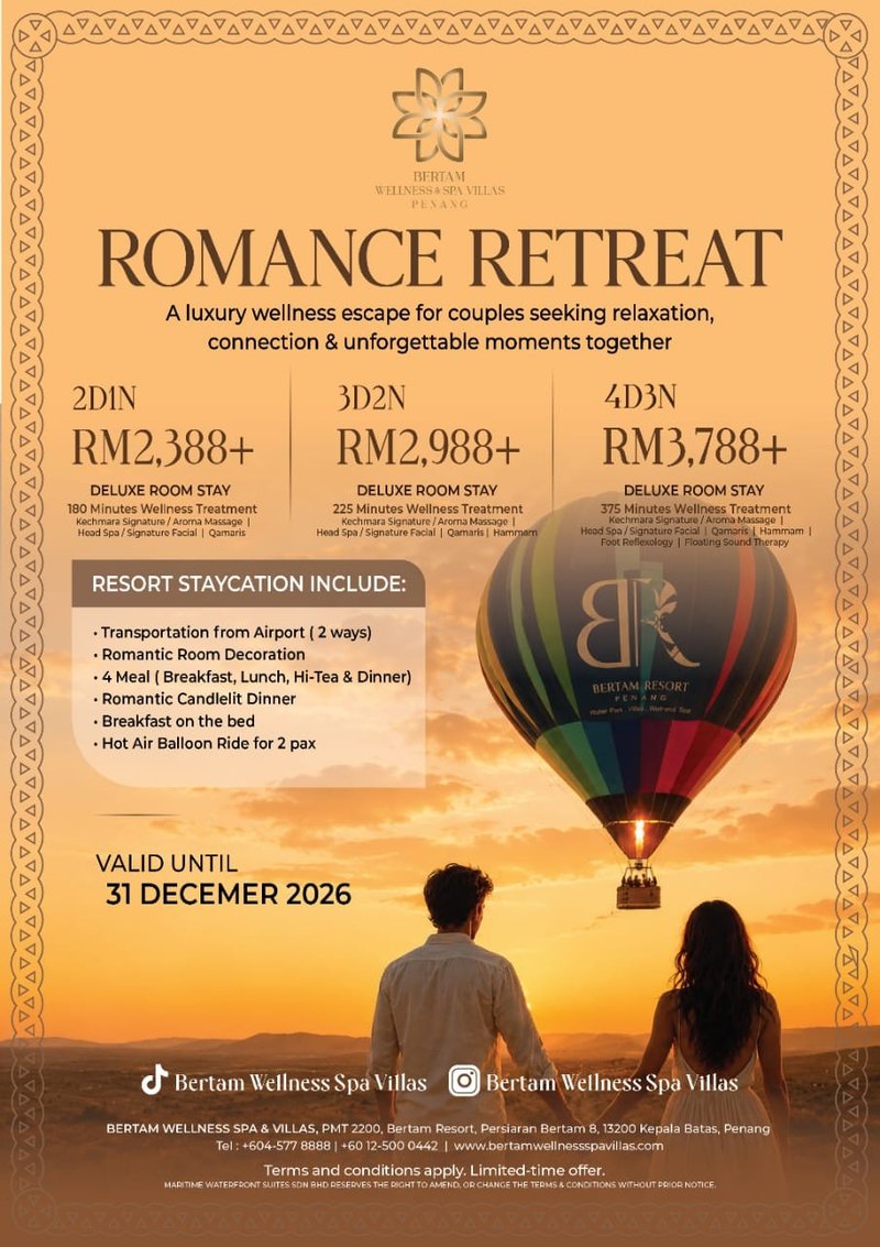 Romance Retreat by Bertam Wellness Spa Villas