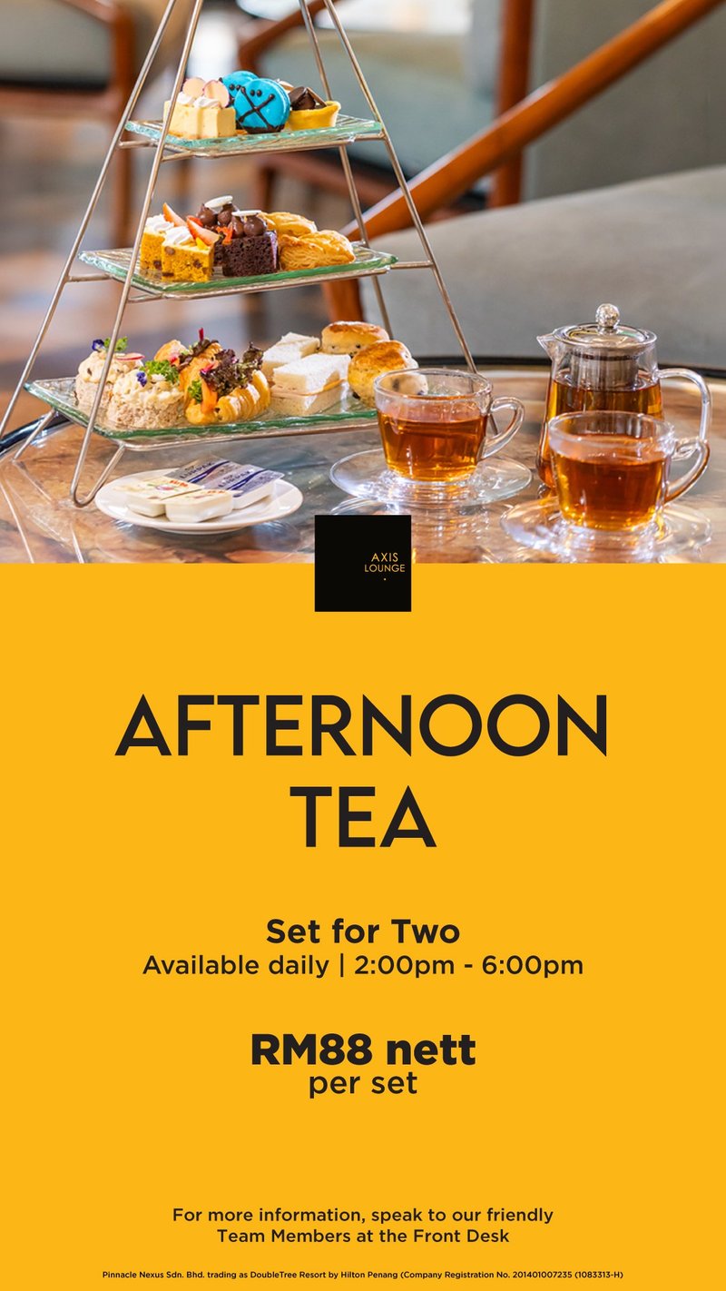 Hi-Tea Set by DoubleTree Resort by Hilton Penang
